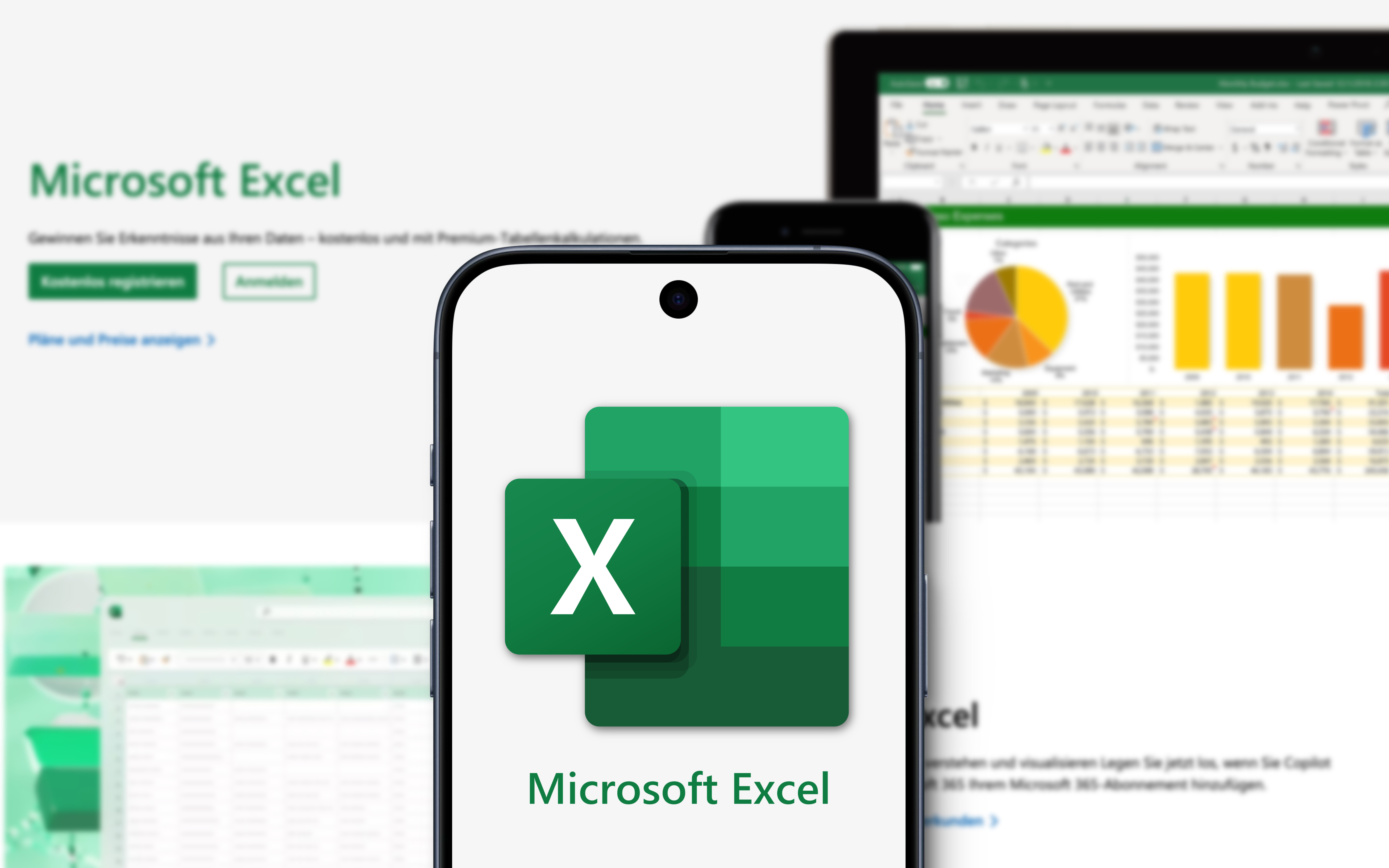 microsoft excel logo na telefonie