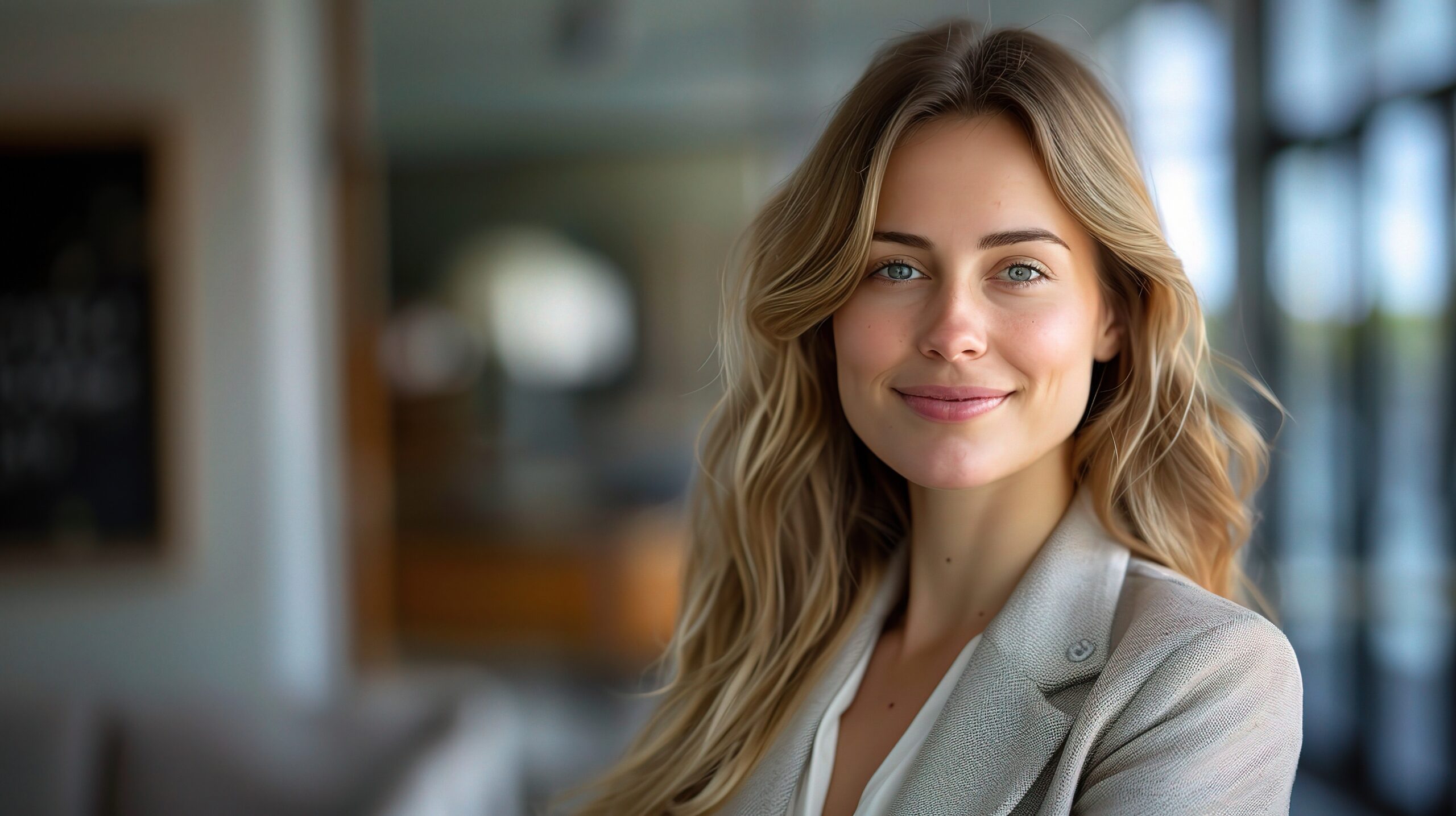 Uśmiechnięta kobieta